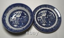 Johnson Brothers Blue Willow Dinnerware 41 pc set (8 place sets) Made in England