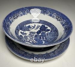 Johnson Brothers Blue Willow Dinnerware 41 pc set (8 place sets) Made in England