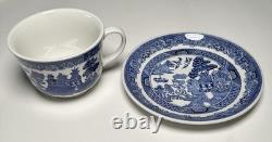 Johnson Brothers Blue Willow Dinnerware 41 pc set (8 place sets) Made in England