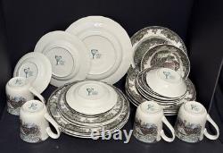 Johnson Brothers Bros Friendly Village 28 pcs, 7 pc Place Setting, Service for 4