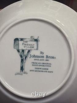 Johnson Brothers Bros Friendly Village 28 pcs, 7 pc Place Setting, Service for 4