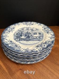 Johnson Brothers Coaching Scenes, Vintage 50 Pieces Set England