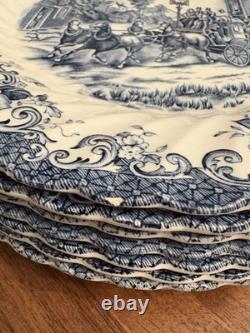 Johnson Brothers Coaching Scenes, Vintage 50 Pieces Set England