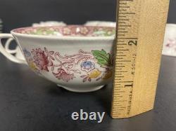 Johnson Brothers England China DORCHESTER Set of 8 CREAM SOUP BOWLS w Handles