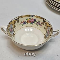 Johnson Brothers England Yale Pareek 45 Piece Dinner Set for 6 Place Settings