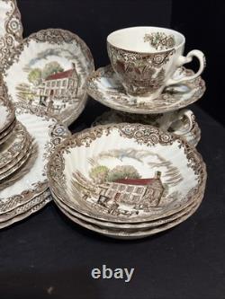 Johnson Brothers Heritage Hall 24 pcs, 6 pc Place Setting, Service for 4 England
