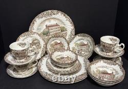 Johnson Brothers Heritage Hall 24 pcs, 6 pc Place Setting, Service for 4 England