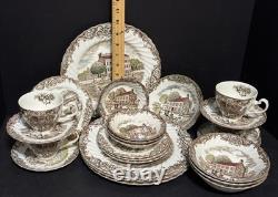 Johnson Brothers Heritage Hall 24 pcs, 6 pc Place Setting, Service for 4 England