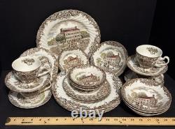 Johnson Brothers Heritage Hall 24 pcs, 6 pc Place Setting, Service for 4 England