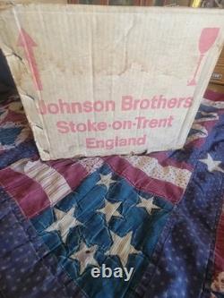 Johnson Brothers Rose Chintz pattern 4 Person dinner Set New Original Box