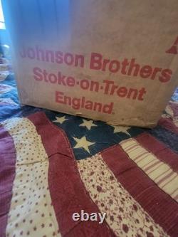 Johnson Brothers Rose Chintz pattern 4 Person dinner Set New Original Box