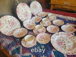 Johnson Brothers Rose Chintz pattern 4 Person dinner Set New Original Box