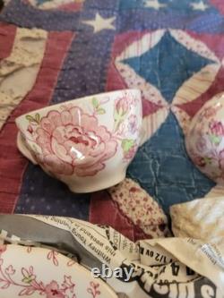 Johnson Brothers Rose Chintz pattern 4 Person dinner Set New Original Box