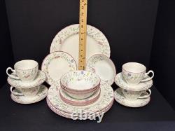 Johnson Brothers Summer Chintz 20 piece Dinnerware Set Service for 4 England