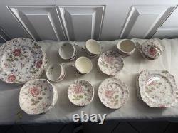 Johnson brothers rose chintz Set Of 58 Pieces