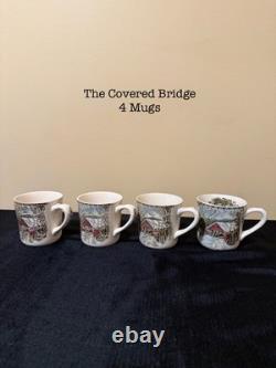 Johnsons Brothers Friendly Village England China Set 61 Pcs Dishware NO CHIPS