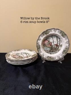 Johnsons Brothers Friendly Village England China Set 61 Pcs Dishware NO CHIPS