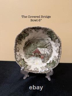 Johnsons Brothers Friendly Village England China Set 61 Pcs Dishware NO CHIPS