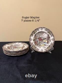 Johnsons Brothers Friendly Village England China Set 61 Pcs Dishware NO CHIPS