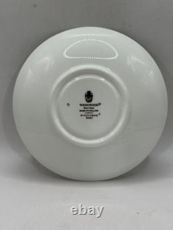 Kutani Crane by Wedgwood of England Bone China 12 Sets Footed Cup and Saucer