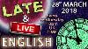 Learning English Late And Live 28th March 2018 Image Easter Religion