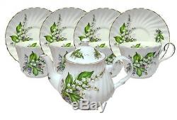 Lily of the Valley Bone China Tea Set For Four Made In England