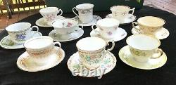 Lot 10 Sets-20pc Fine Bone China Tea Cups Saucers-england-prince Albert #3