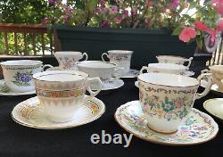 Lot 10 Sets-20pc Fine Bone China Tea Cups Saucers-england-prince Albert #3
