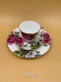 Lot Of 6 Duchess Fine Bone China England Tea Cup Saucer Sets Floral Chintz