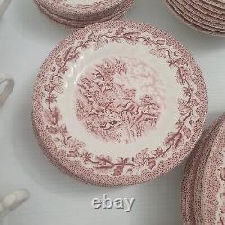 Lot of 47 pcs Churchill Staffordshire The Brook China England 8 place setting