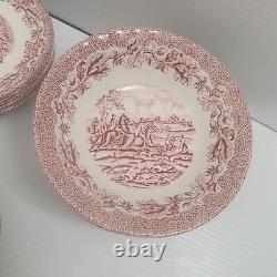 Lot of 47 pcs Churchill Staffordshire The Brook China England 8 place setting