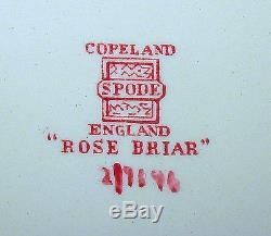 Lovely Antique 88 Pc. Spode Copeland England Rose Briar Pattern China Set