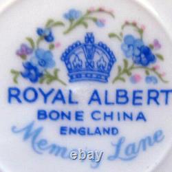 MEMORY LANE Royal Albert 5 Piece Place Setting Bone China England NEW NEVER USED