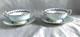 MINTON CHEVIOT BLUE lot of 2 cream soup & saucer sets. Bone china. England