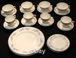 Mayfair England Bone China 24 Piece Dinnerware Set For Four