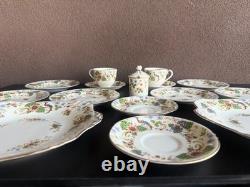 Melrose Royal Worcester Made in England porcelain dish set 15 piece