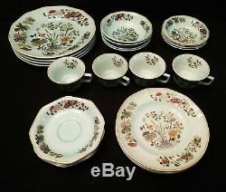 Ming Jade Calyx Ware by Adams China England 24 pc Setting Plates/Bowls/Cups
