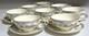 Minton AVONLEA Cream Soup Bowls with Saucers Set of 8 England Mint