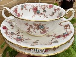 Minton Ancestral S-376 Vintage Bone China 12 Pc Dinnerware Set, England