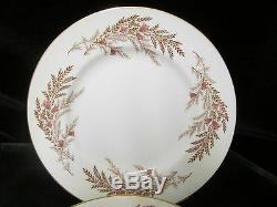 Minton Bedford Bone China Salad Luncheon Plates Set Of 8 Made In England Gold