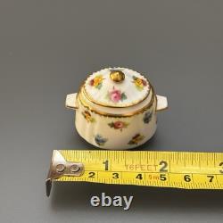 Minton Bone China MINIATURE Tea Set Rose, Pansy, & Forget-me-not Vintage England