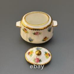 Minton Bone China MINIATURE Tea Set Rose, Pansy, & Forget-me-not Vintage England