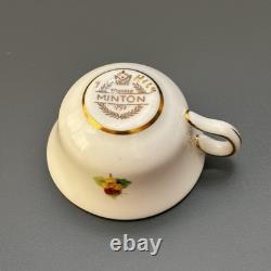 Minton Bone China MINIATURE Tea Set Rose, Pansy, & Forget-me-not Vintage England