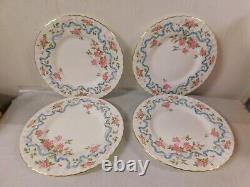 Minton Bone China Montrose Pattern England 9 in diameter Set of 4