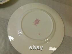 Minton Bone China Montrose Pattern England 9 in diameter Set of 4