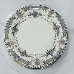 Minton Bone China Persian Rose Dinner Plate(s) 10 1/2 Set of 13 Multicolor