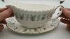 Minton China Alpine Spring Gravy Boat U0026 Saucer Set