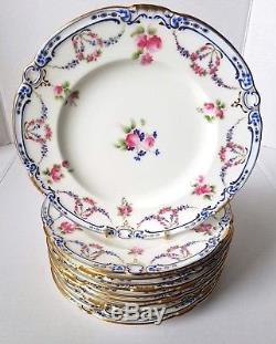 Minton China England Dinner Plate Set Of 11