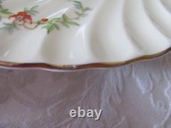 Minton China England Lorraine Cream S561-Floral Swirl-Dinner Plates-Set of 4