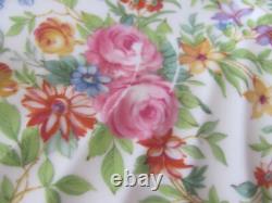 Minton China England Lorraine Cream S561-Floral Swirl-Dinner Plates-Set of 4